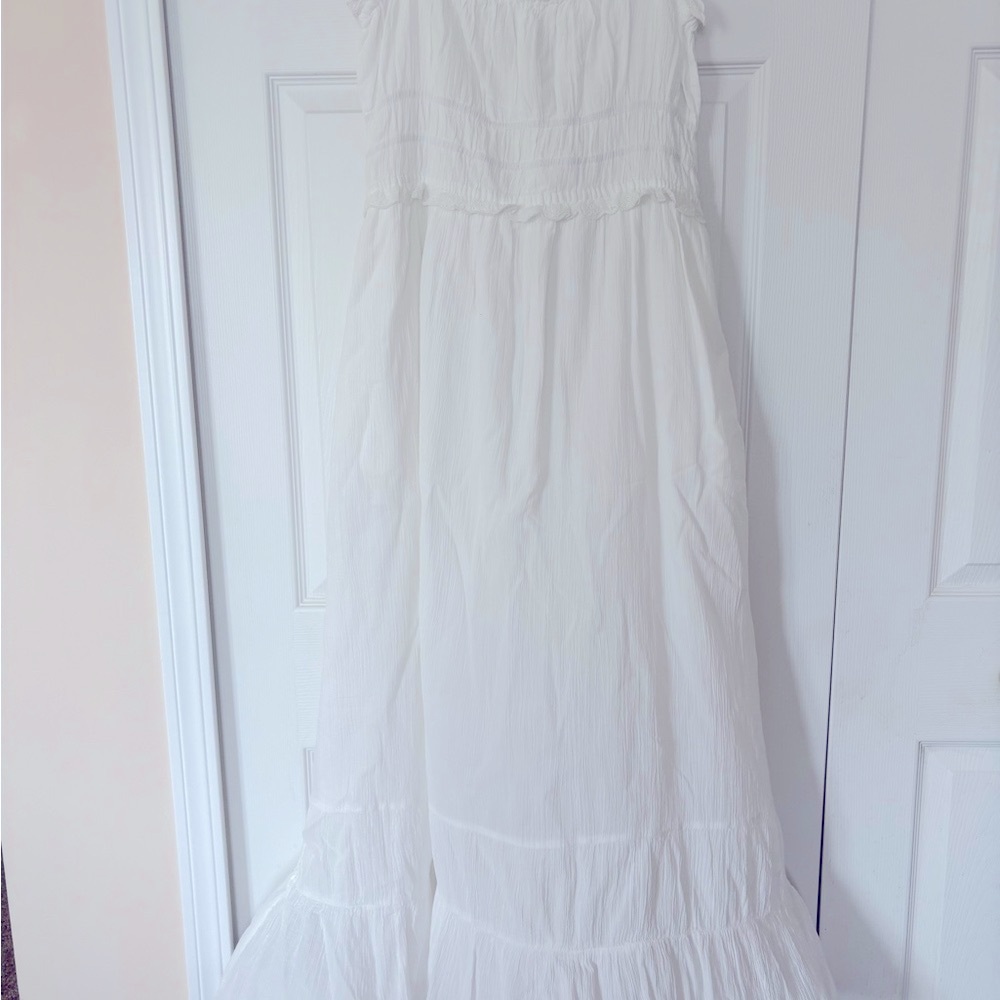 Zara White Maxi Dress